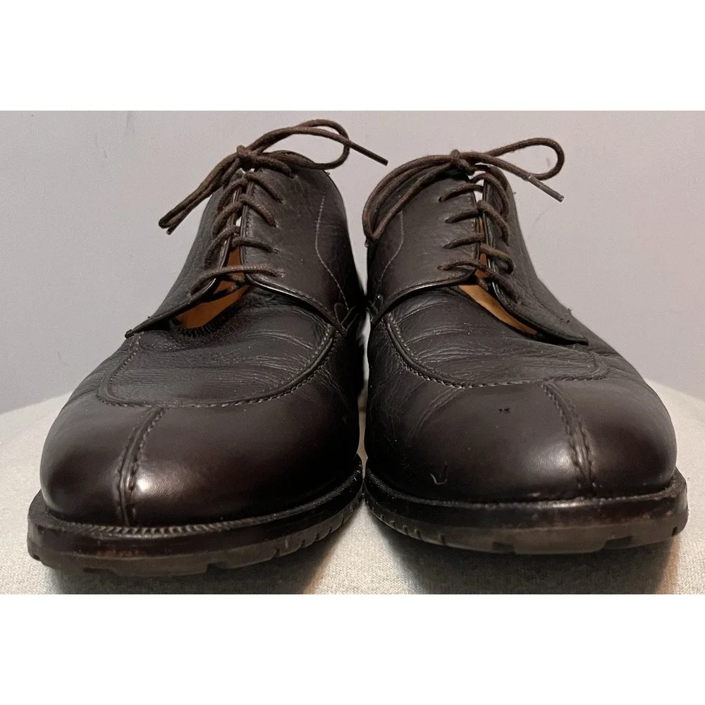 Peter Huber Mens Brown Leather‎ Lace Up Shoes Sz 13M